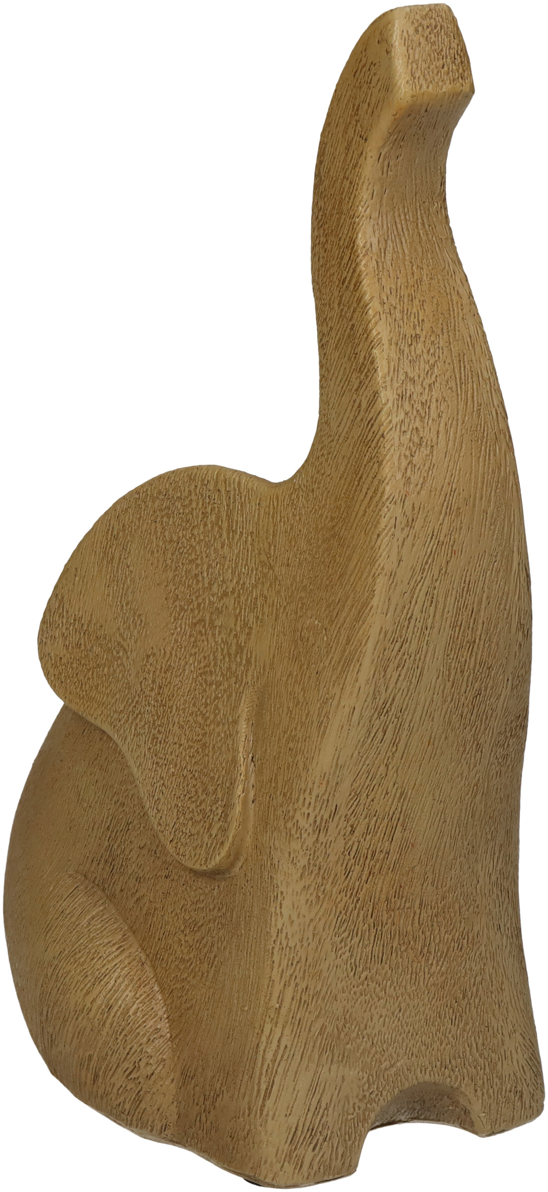 Ornament Elephant Natural 11x8x18cm