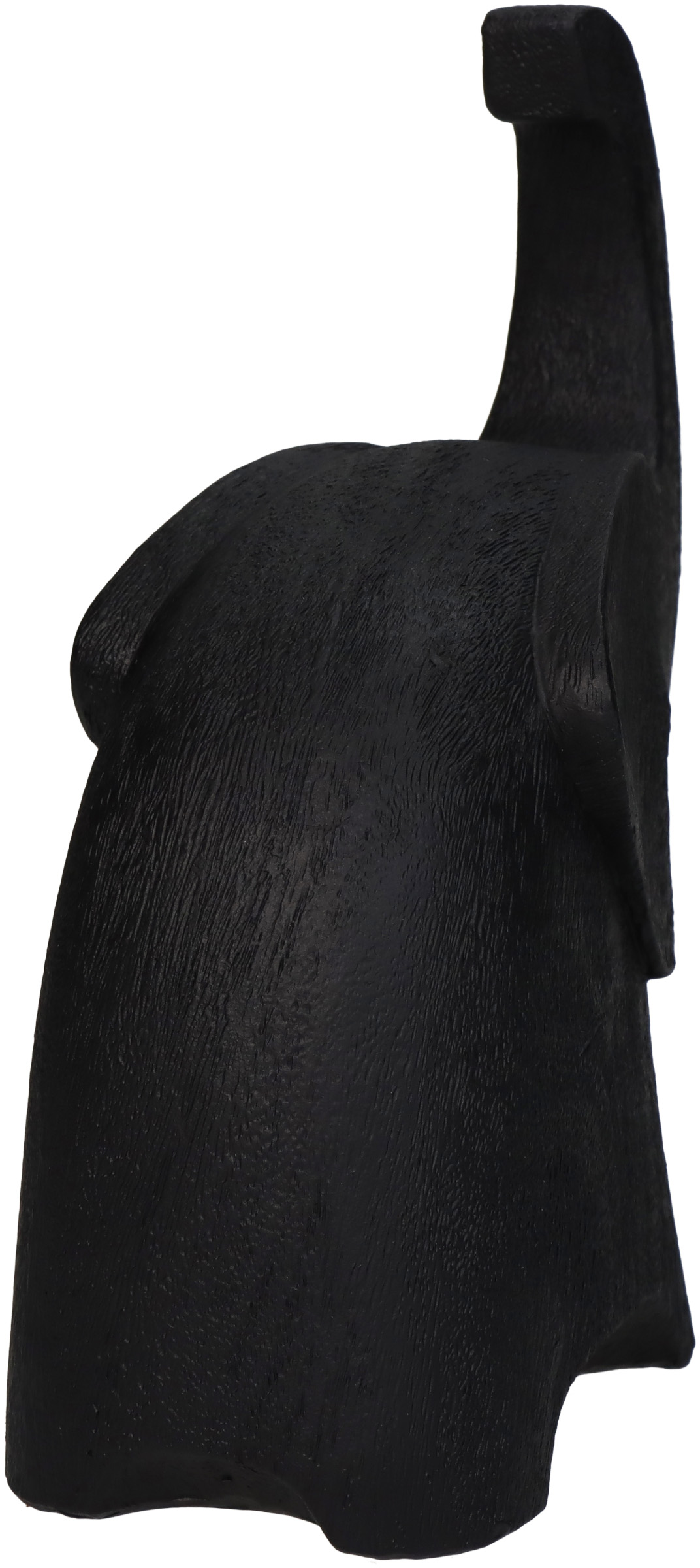 Ornament Elephant Black 13x7x15cm