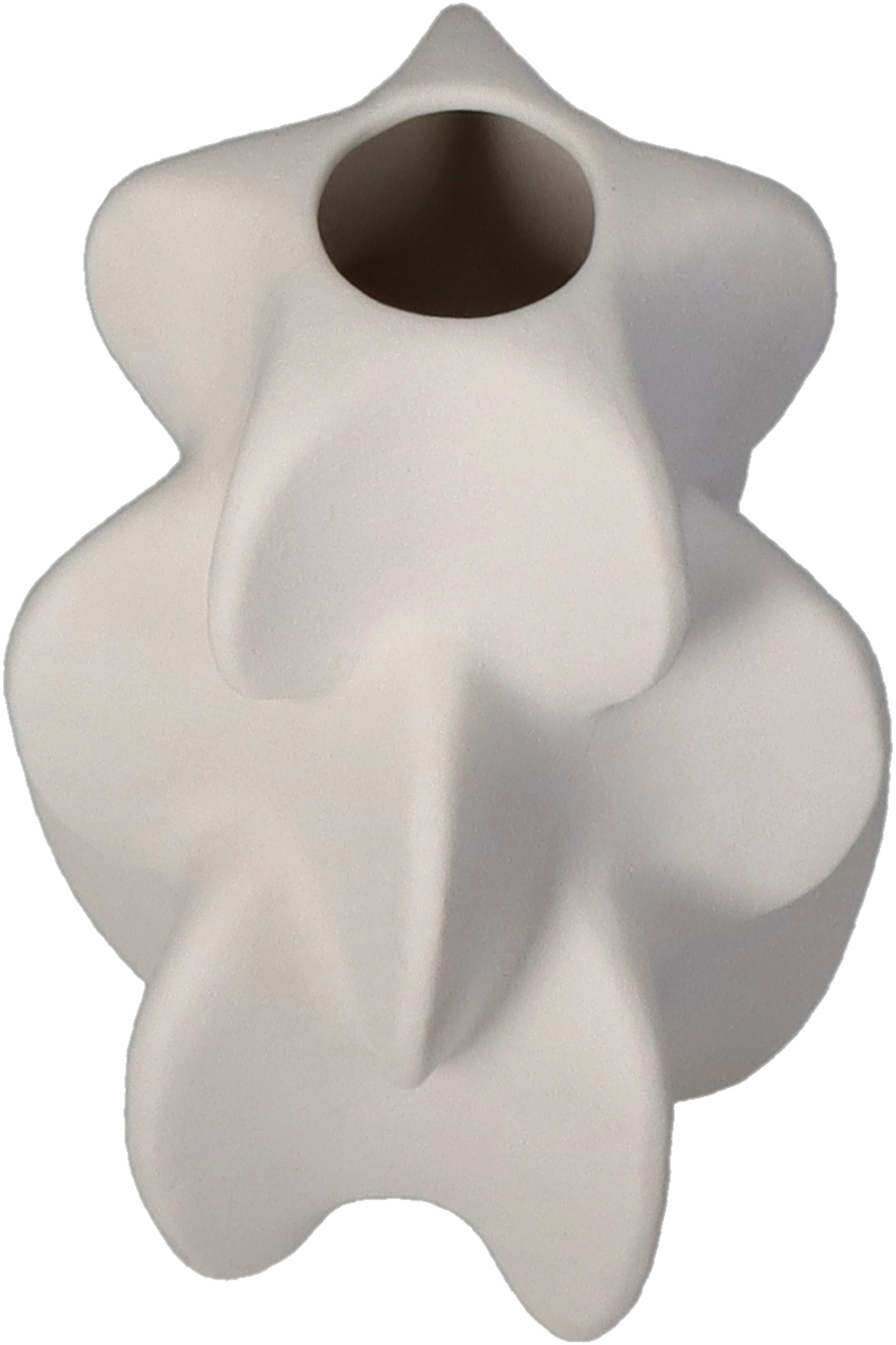 Vase Organic White 12x12x19cm