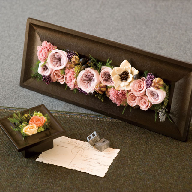 ウッドフレームダークブラウン1個