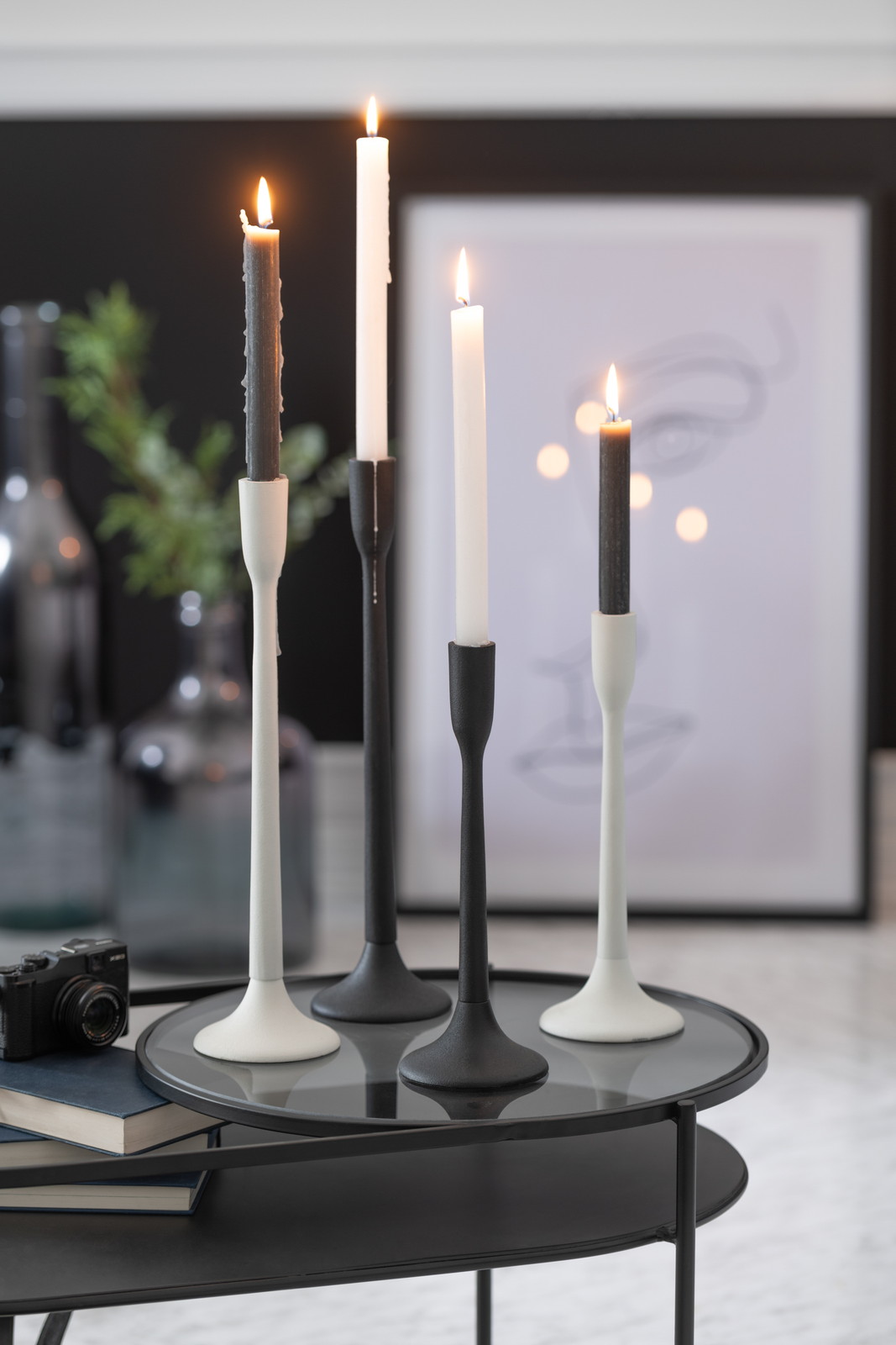 CANDLEHOLDER METAL MATTE