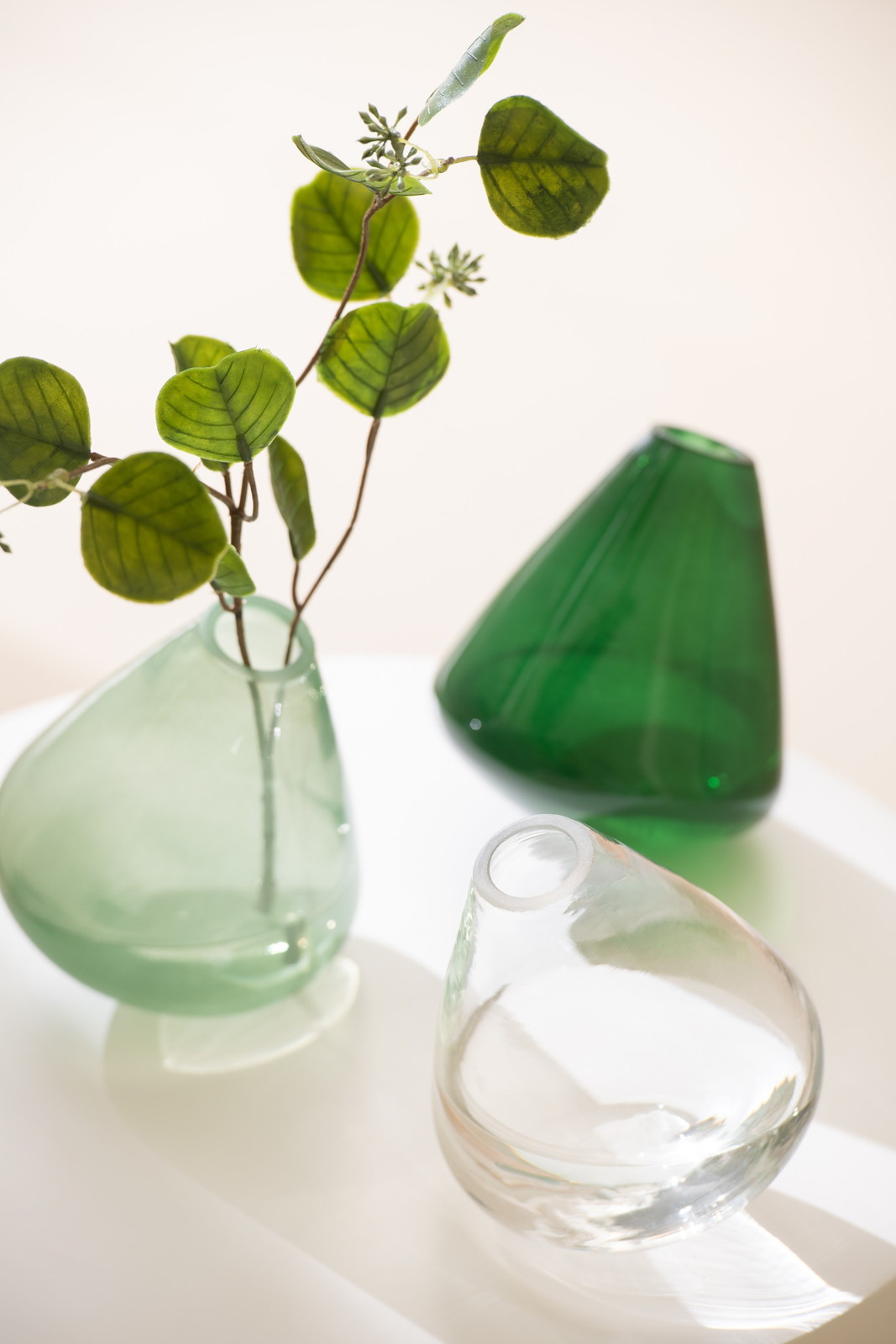 ��VASE TOPAZ GLA LIGH GRN