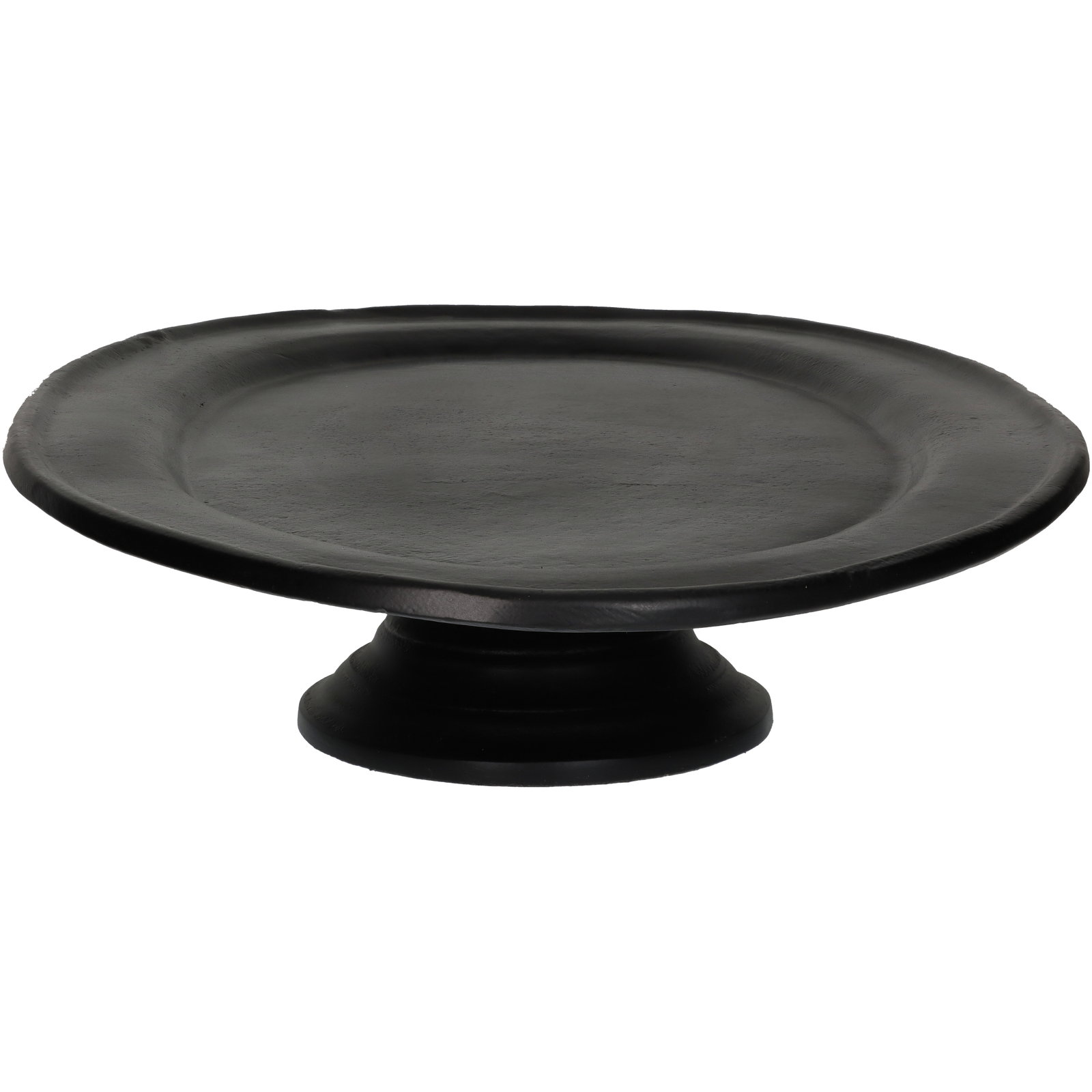 Plate on Base Black 10x30x49cm