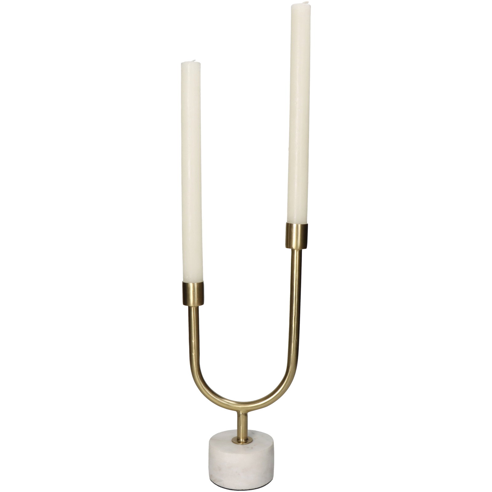 Candle Stick Gold 14x8x31cm