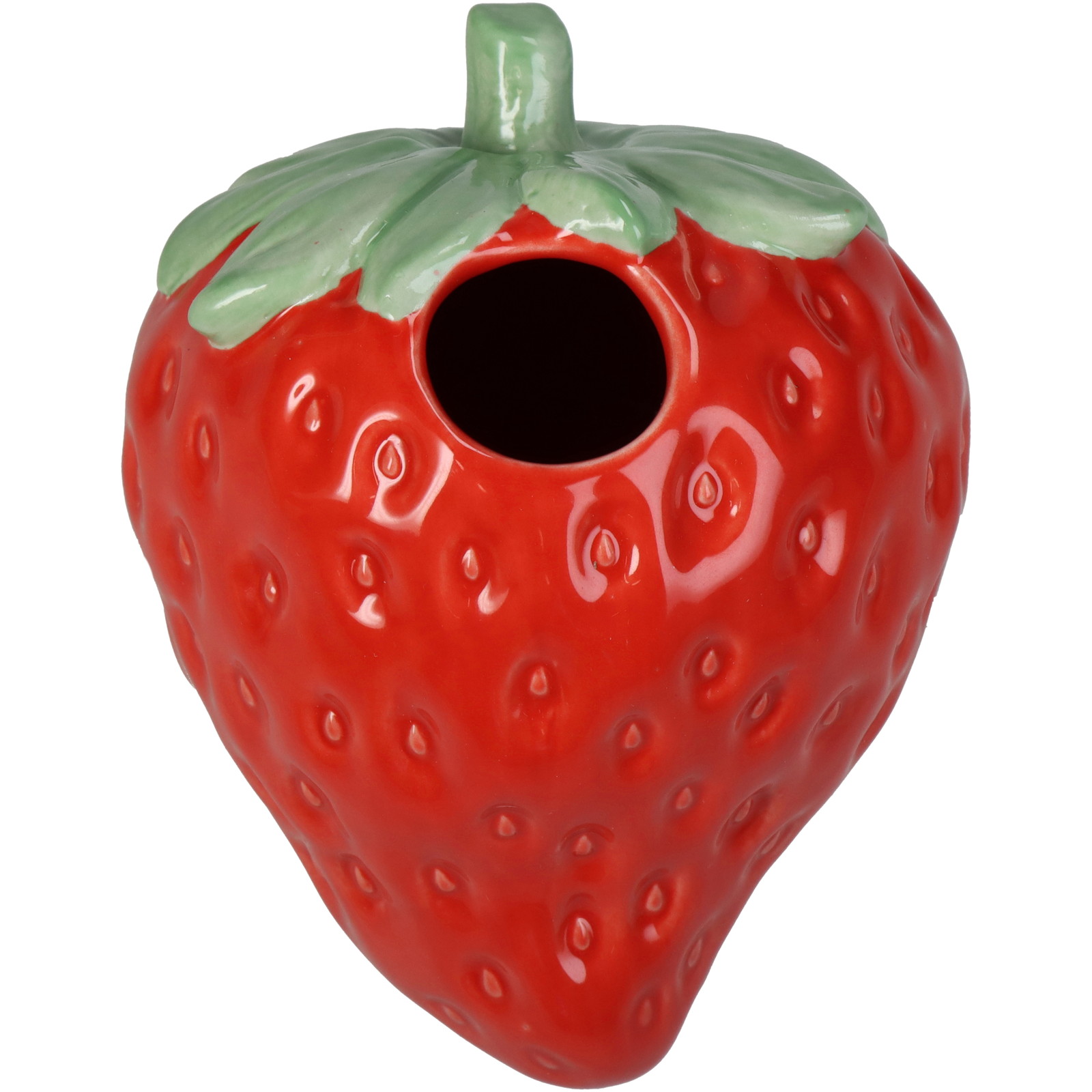 ■Vase Strawberry Red 13x10x10cm