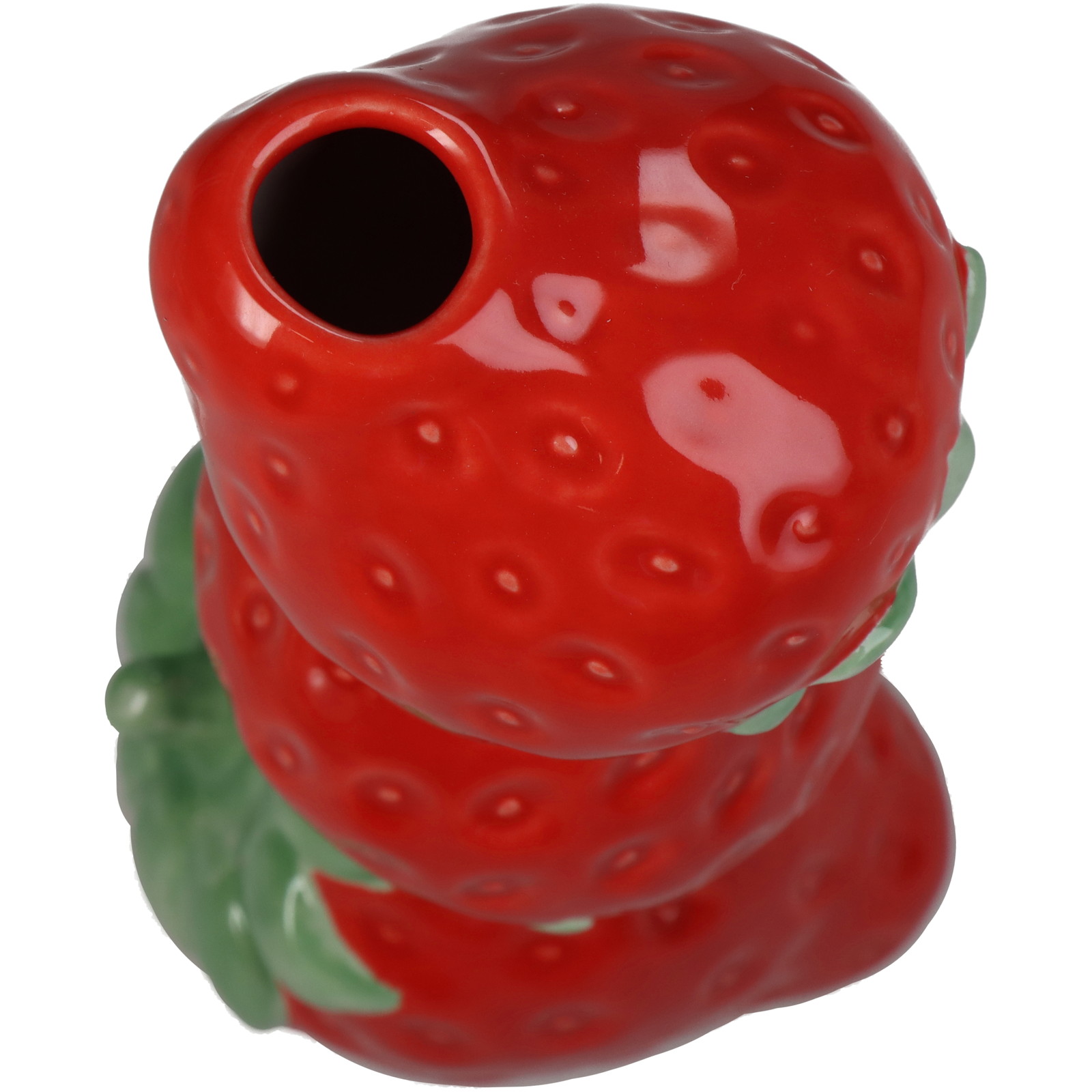 ■Vase Strawberry Red 9x8x18cm