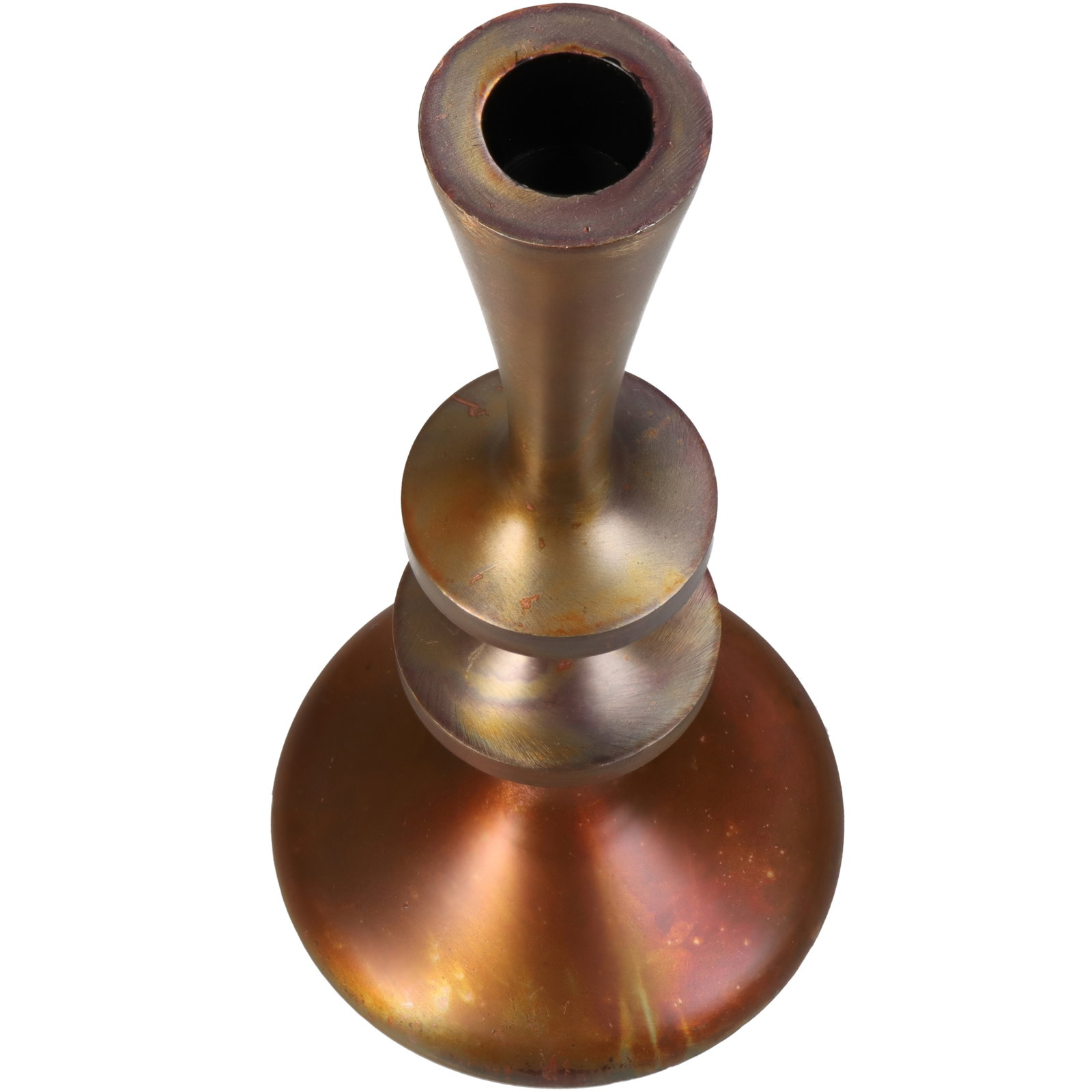 Candle Stick Bronze 11x11x23cm