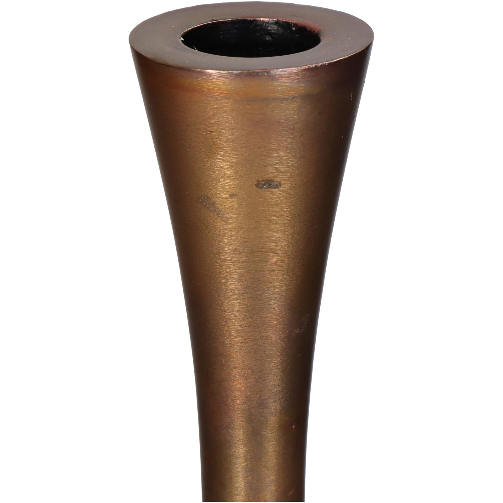 Candle Stick Bronze 11x11x34cm