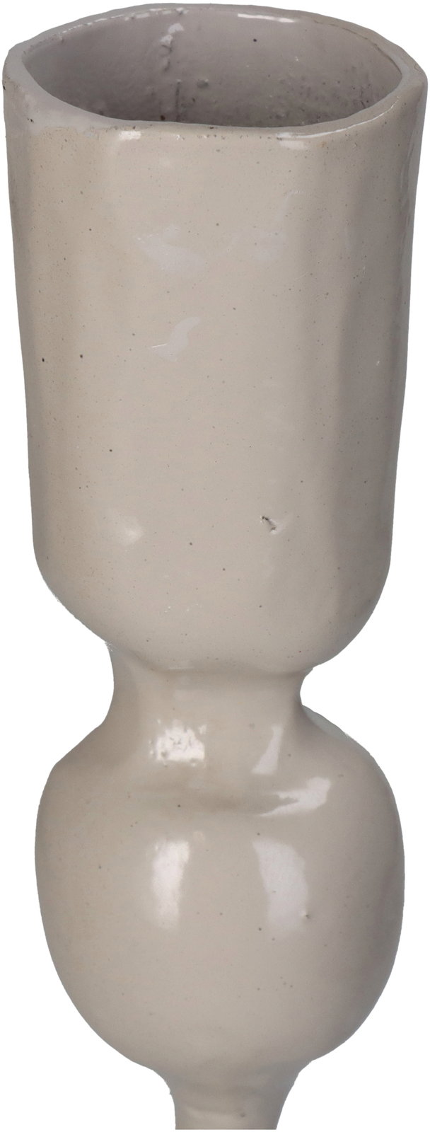 Candle Stick Iron Beige