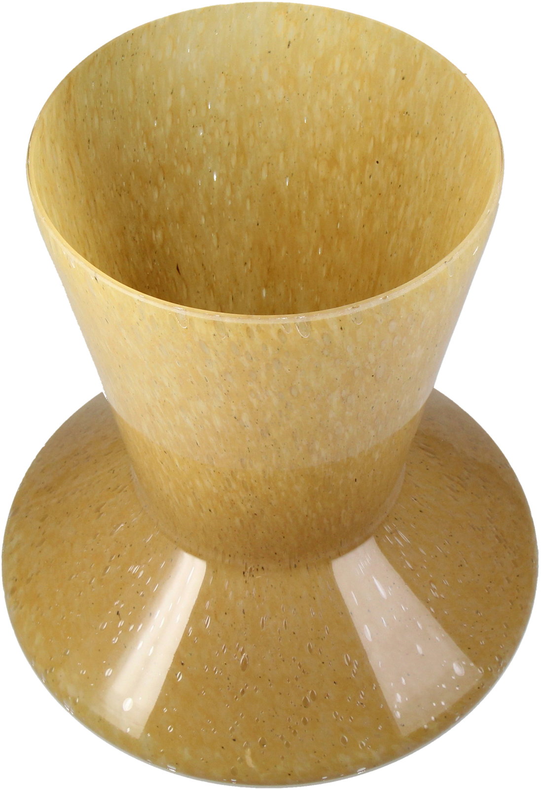 Vase Glass Ochre