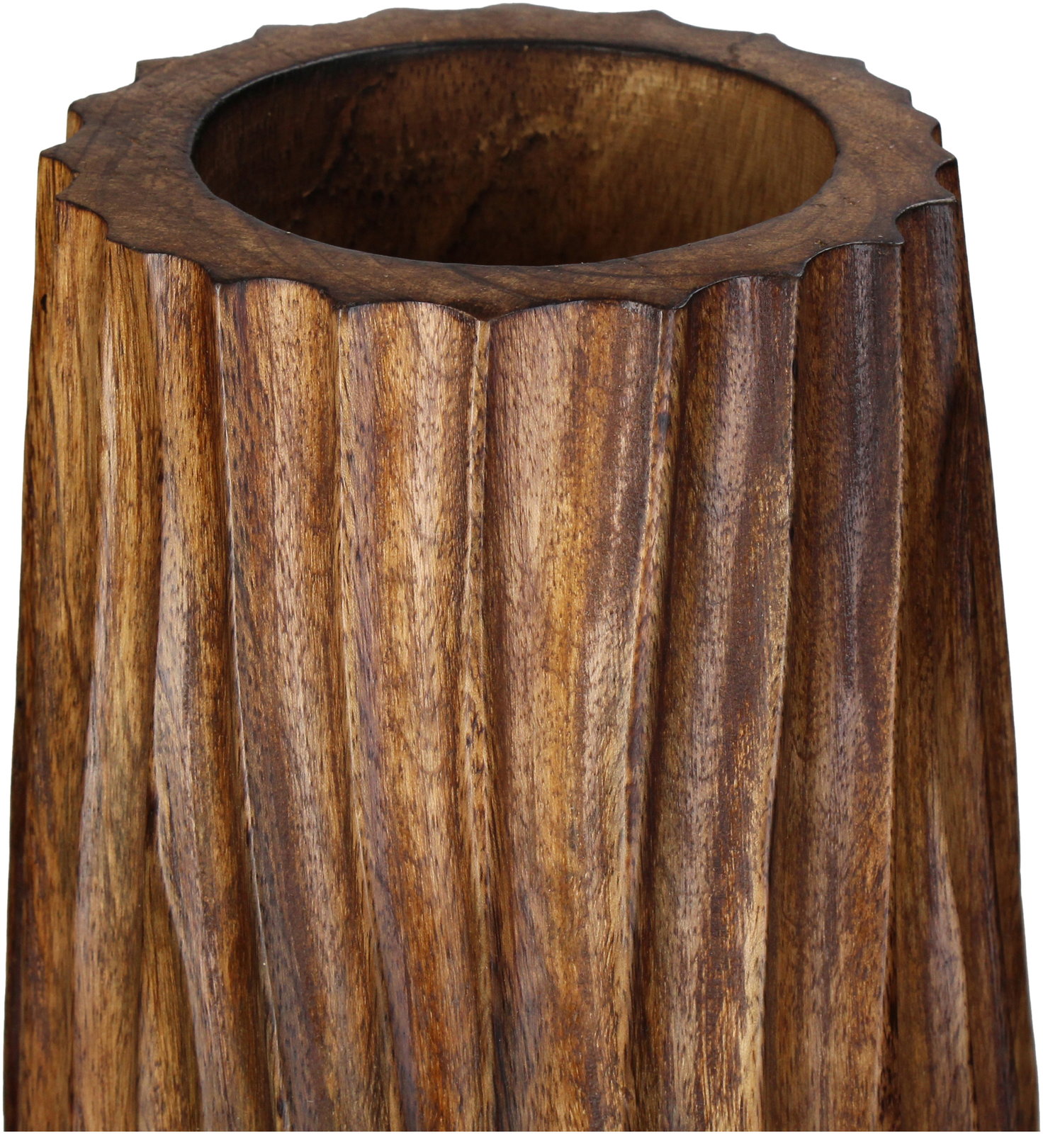 Vase Mango Wood Brown