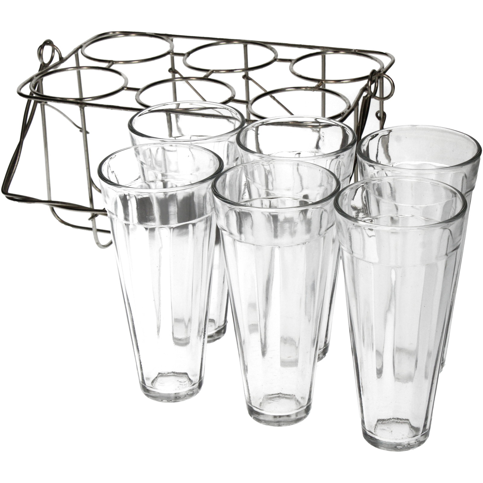 ■Drinking Glasses Glass Clear 24x14x13.5cm