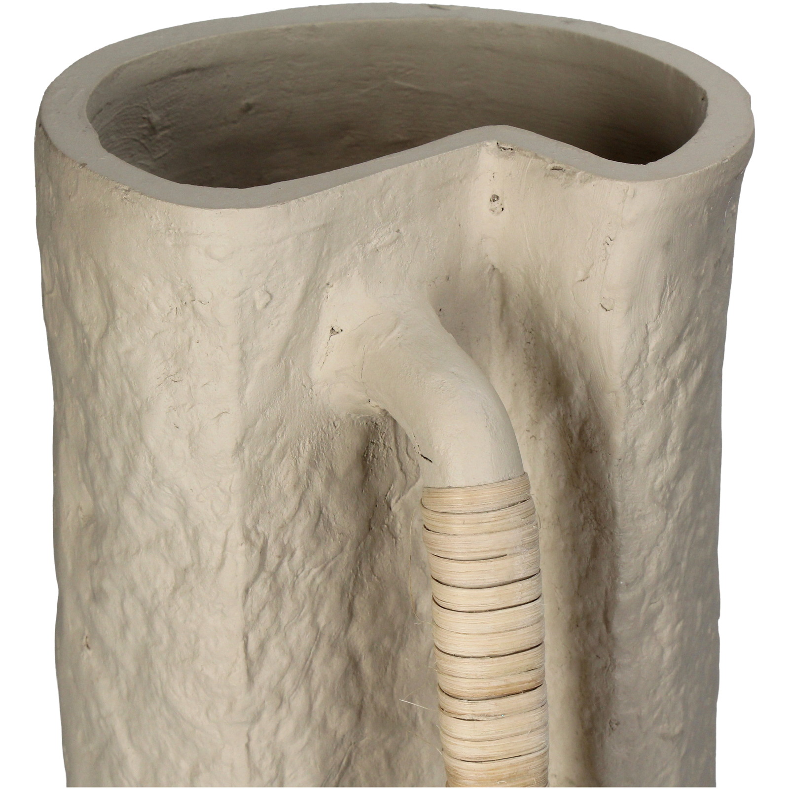��Vase Papermache Beige