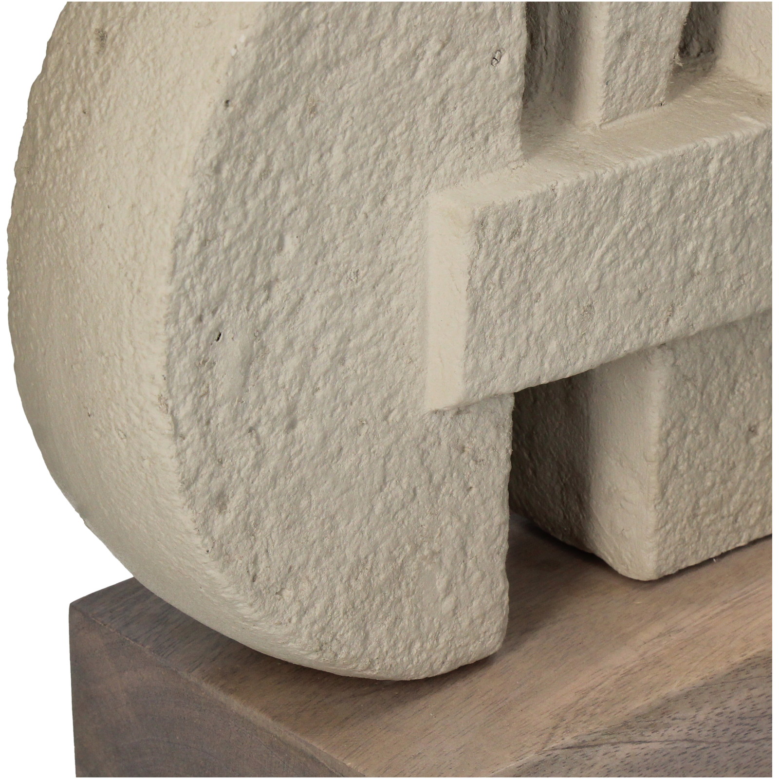 Ornament Papermache Beig