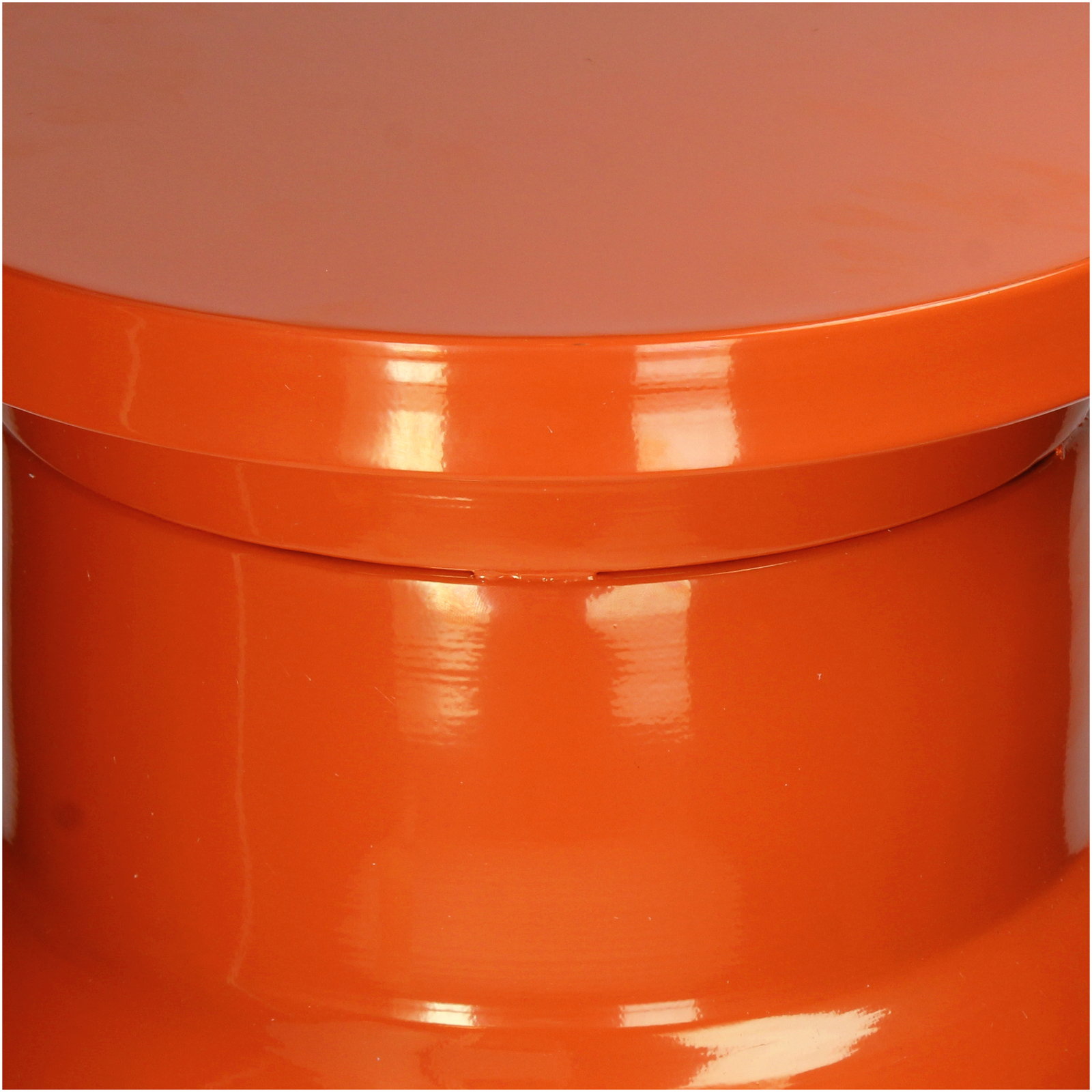 Pouf Iron Orange