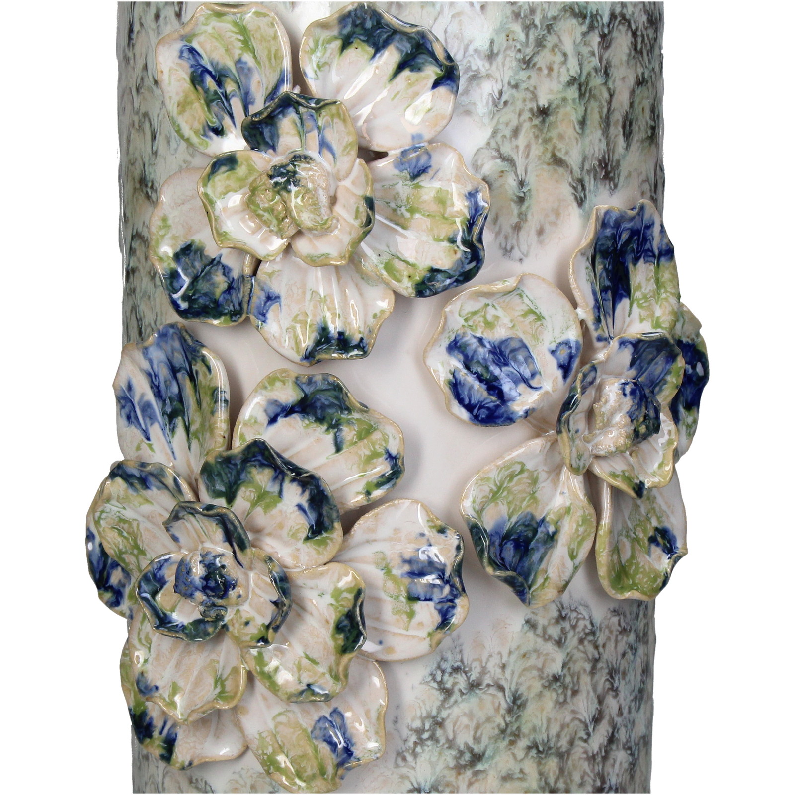 Vase Stoneware Blue
