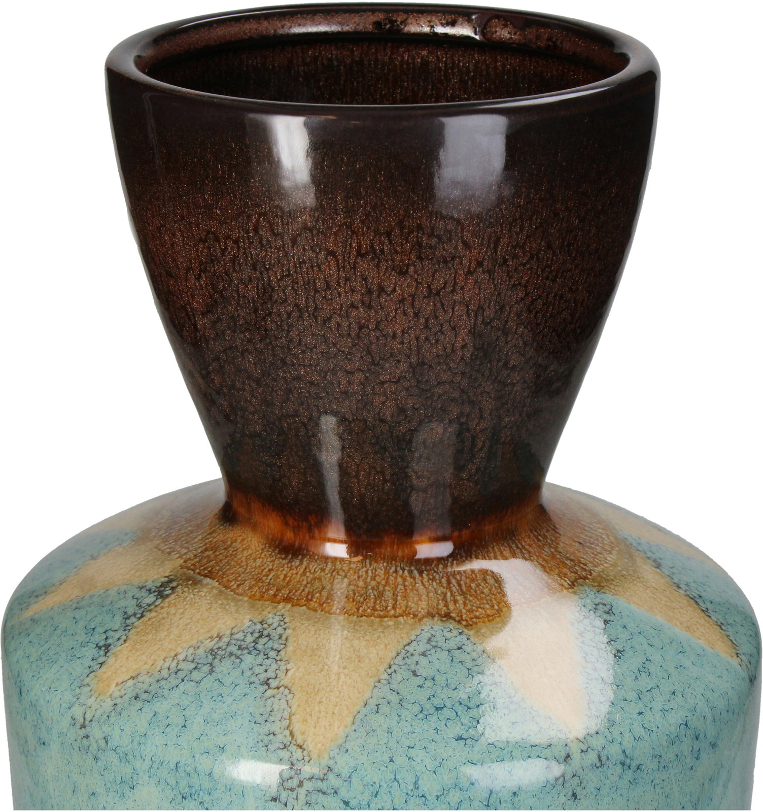 Vase Stoneware Blue