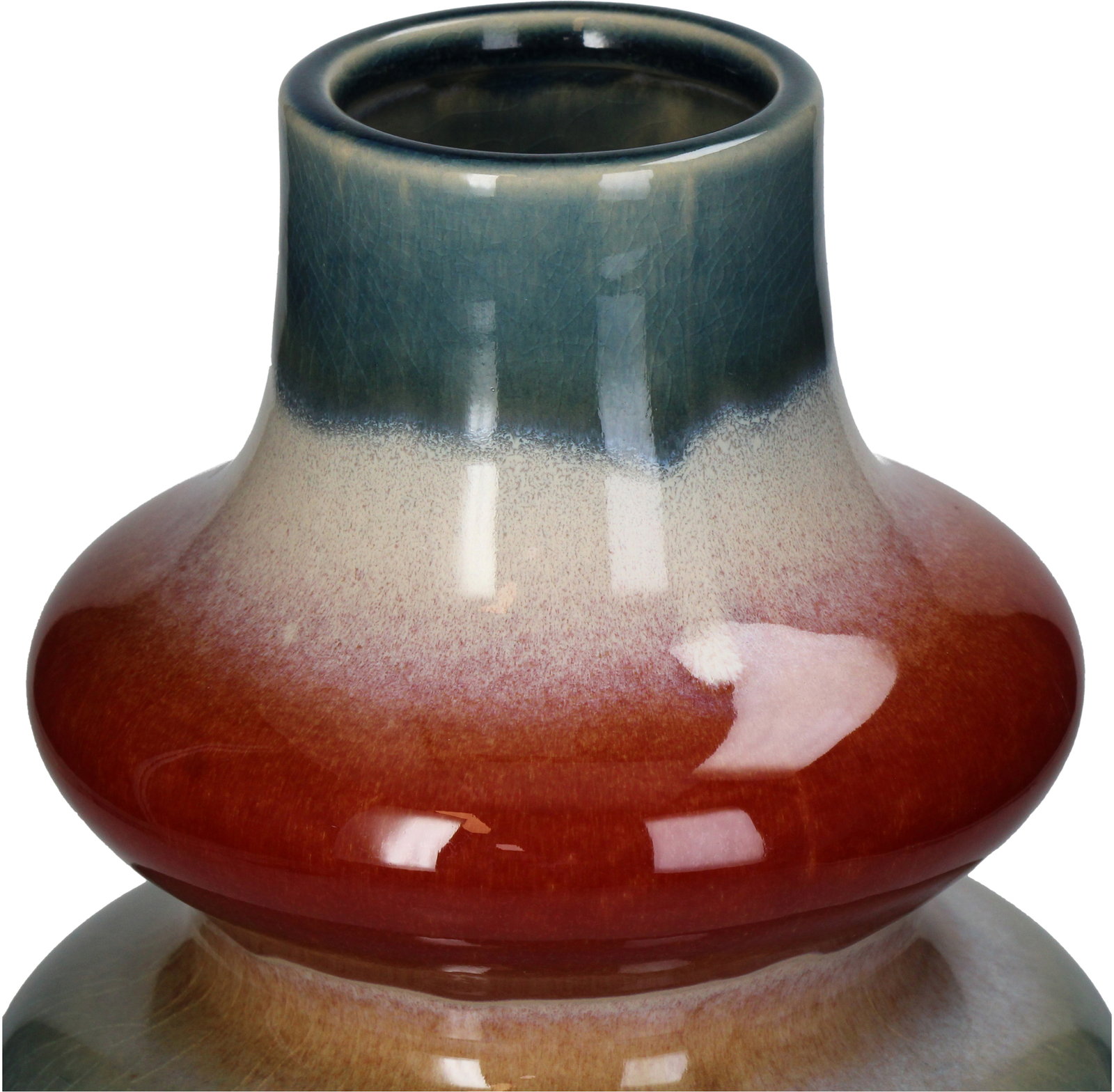 Vase Stoneware Red