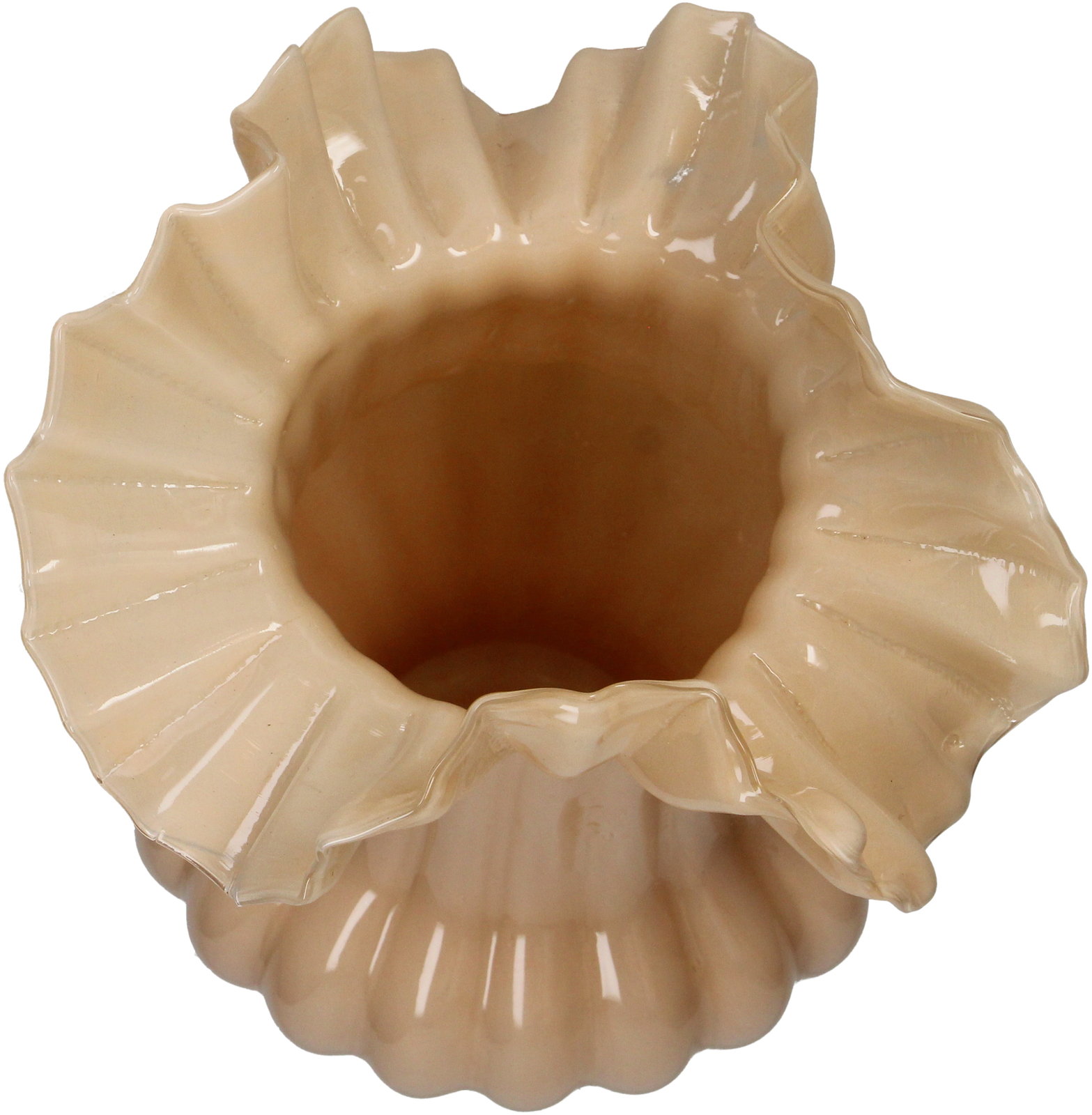 Vase Glass Beige