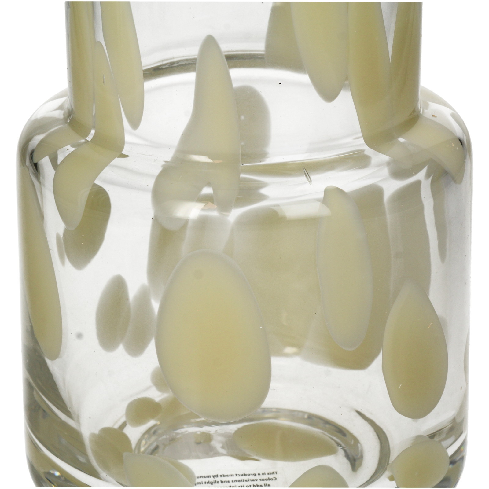 ■Vase Glass Beige