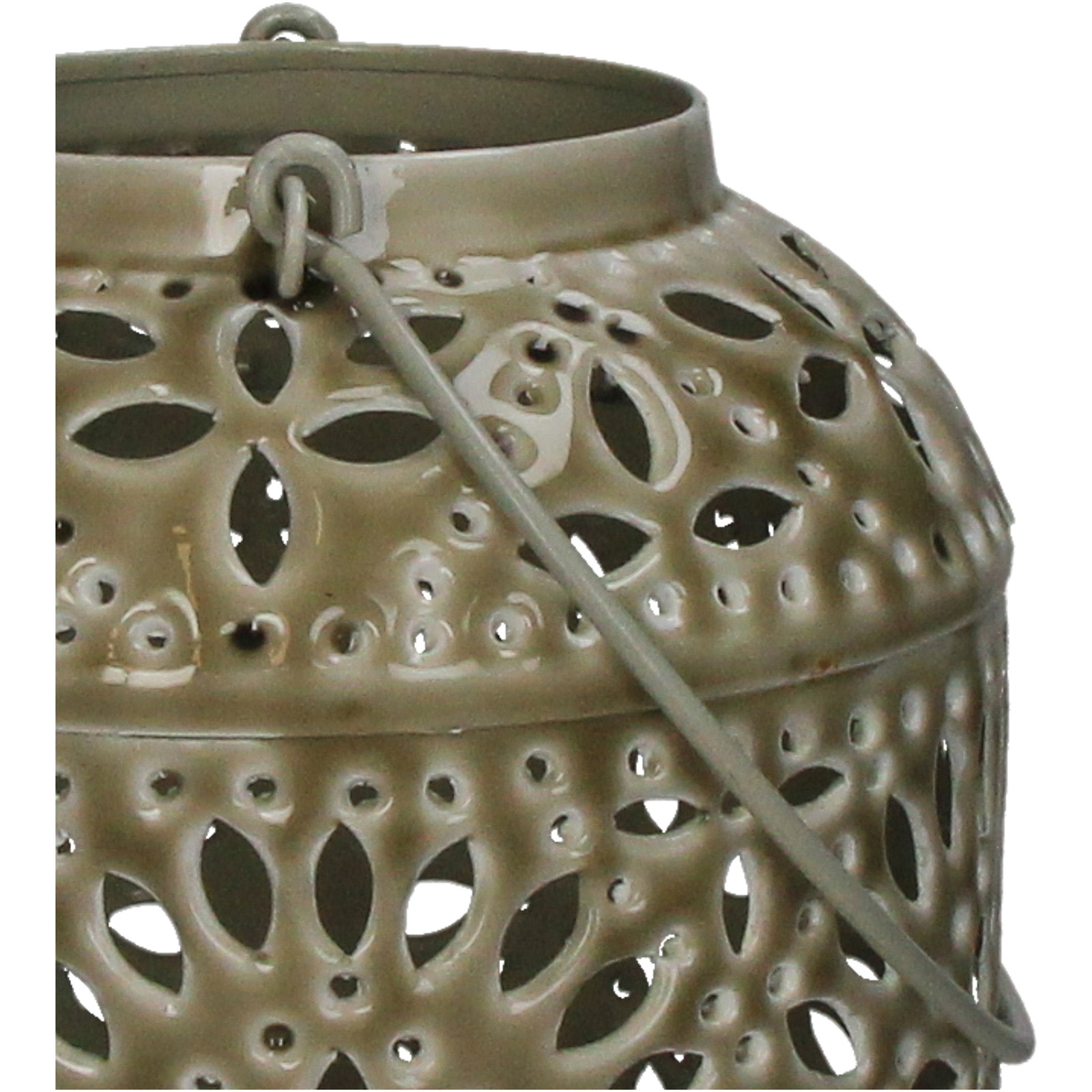 Lantern Metal Beige
