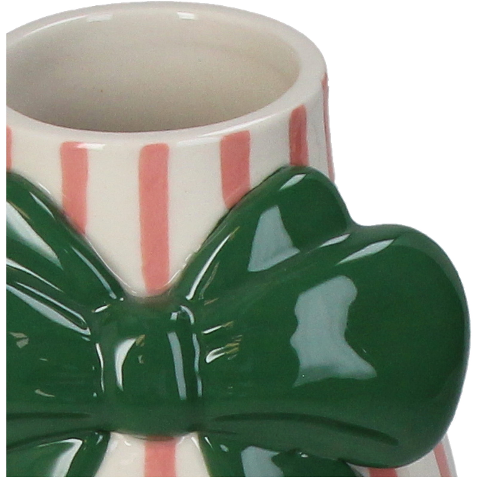 ■Vase Bow Stoneware Multi