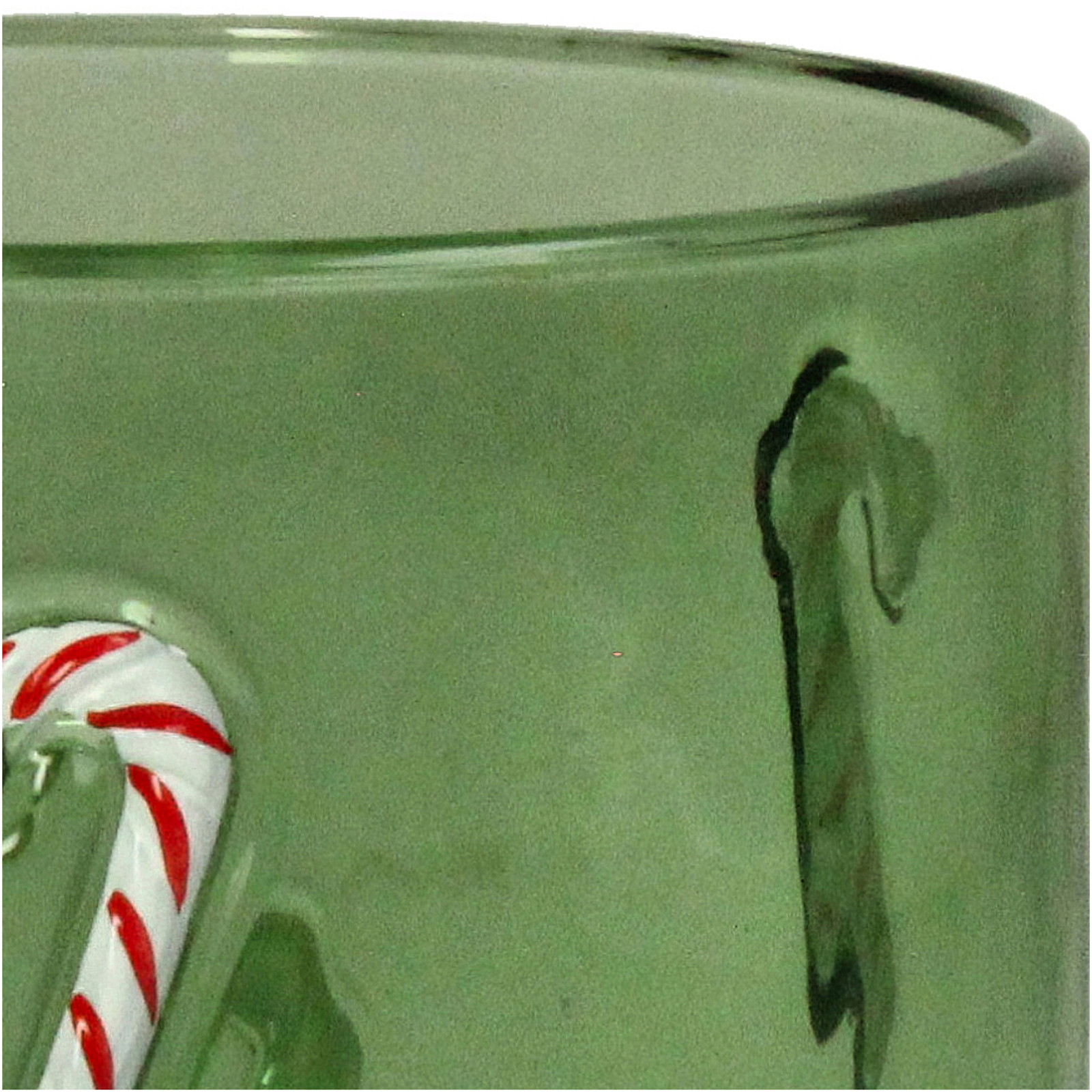 ■Candle Holder Glass Green