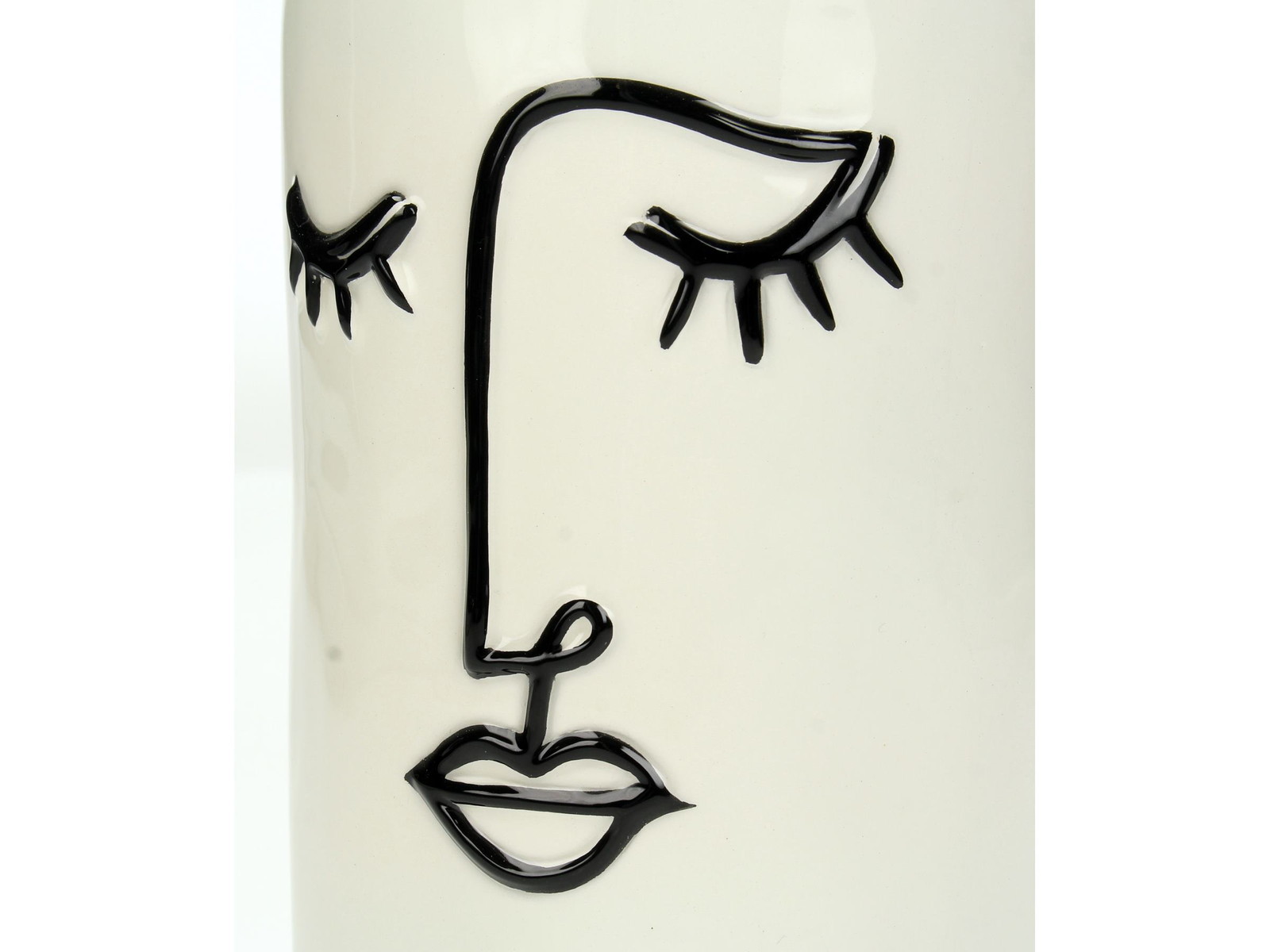 Planter Face White 18x11x11cm