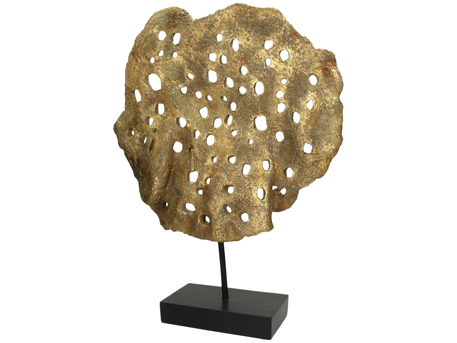 Ornament Coral Gold 55x11x42cm