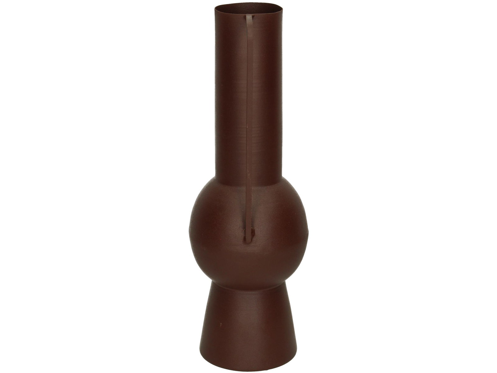 Vase Iron Brown 13x10.5x31cm