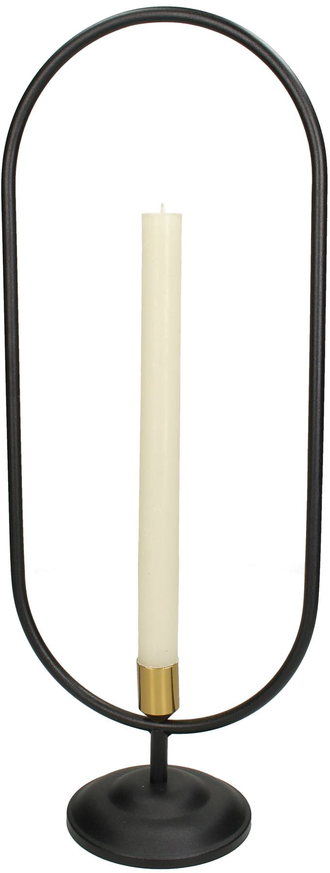Candle Stick Black 46x11x18cm