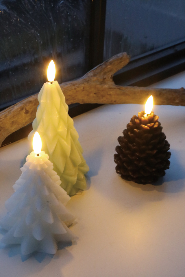 【個人宅不可】LEDキャンドルミントツリー