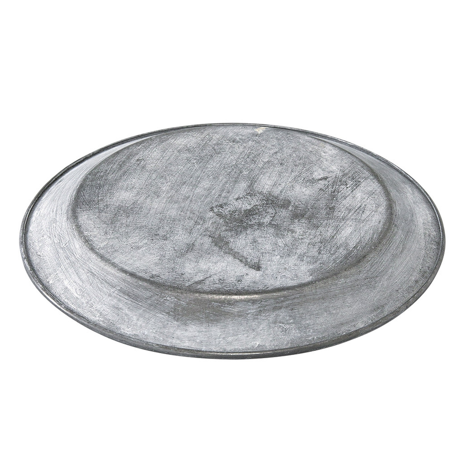 【個人宅配送不可】ブリキラウンドトレイLサイズ