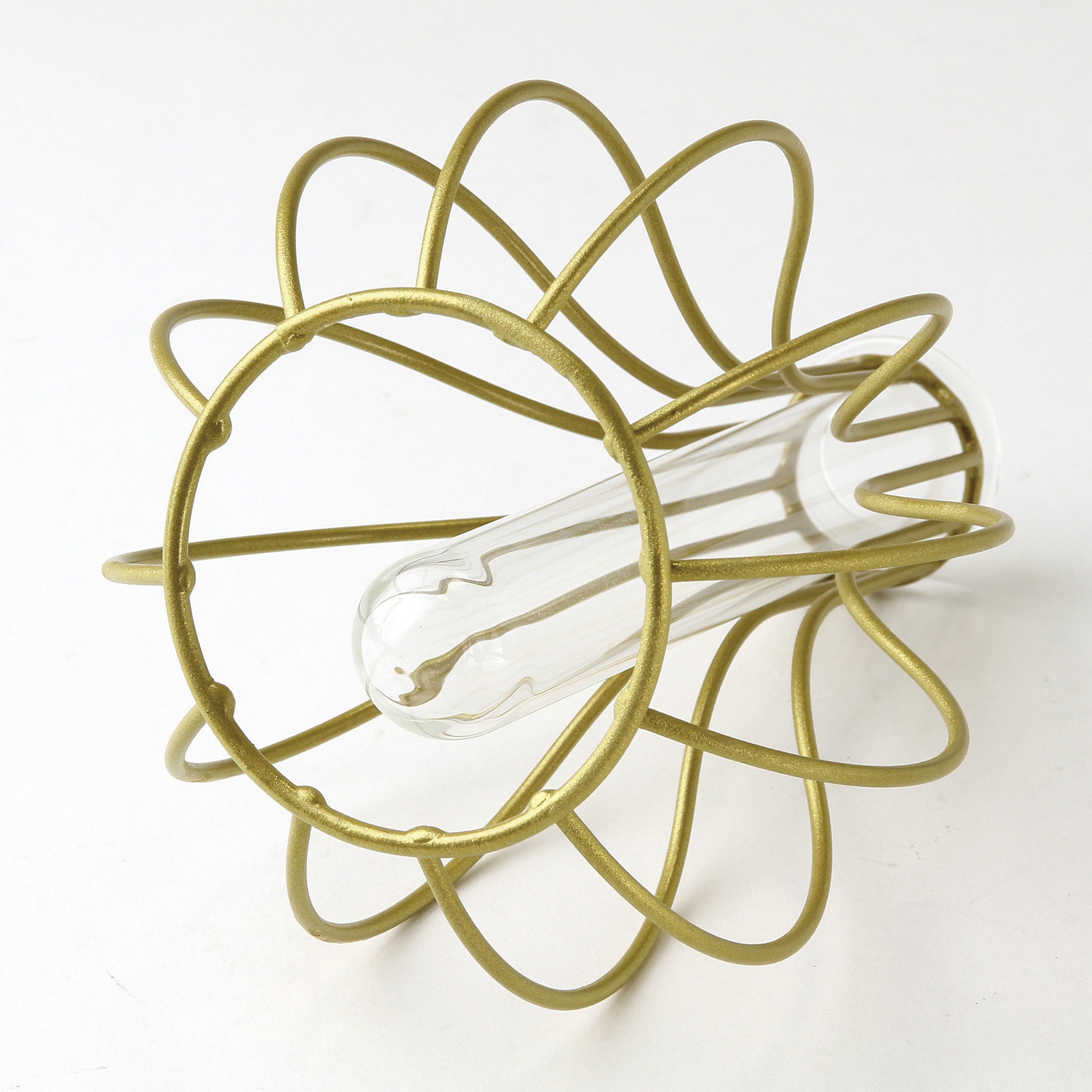 個人宅配送不可】(2)一輪挿し ｺﾞｰﾙﾄﾞﾗｲﾝﾌﾚｰﾑ A: フラワーベース・鉢