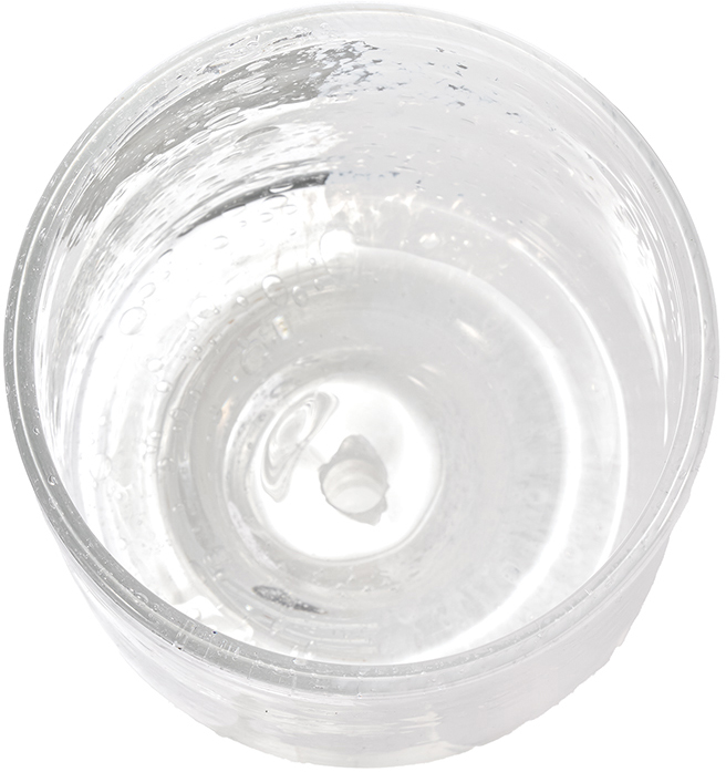 【個人宅不可】DGガラスステップポット&ソーサー10xH12 クリアホワイト