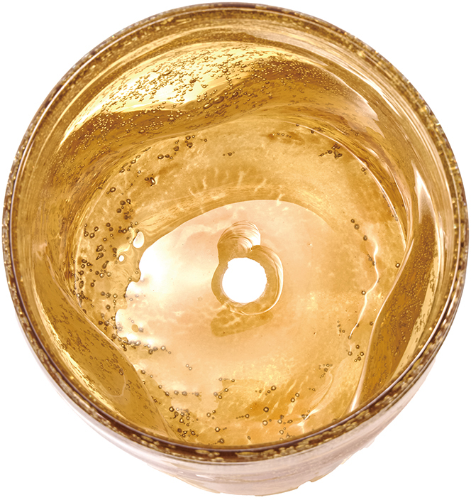 【個人宅配送不可】DGガラスナローポット&ソーサーφ10xH10 サンシャイン