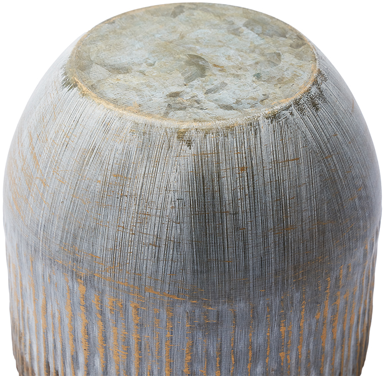 【個人宅配送不可】MC円形アールメタル柄GGLWGφ10xH9