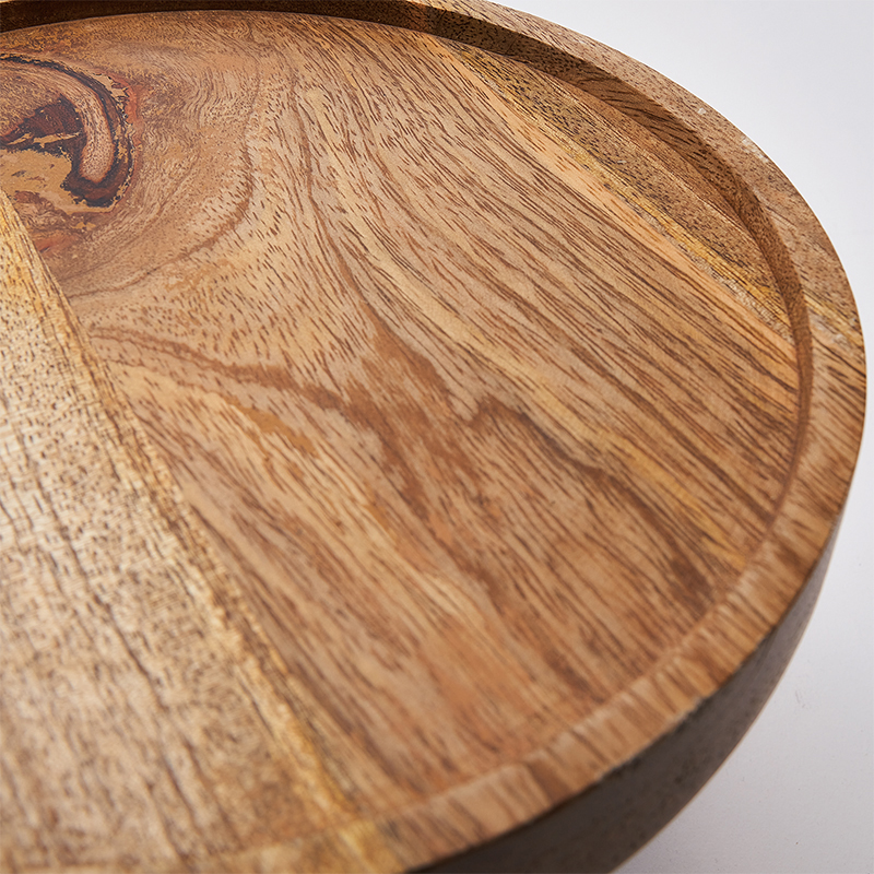 【個人宅配送不可】AMラウンドウッドプレートφ20xH15