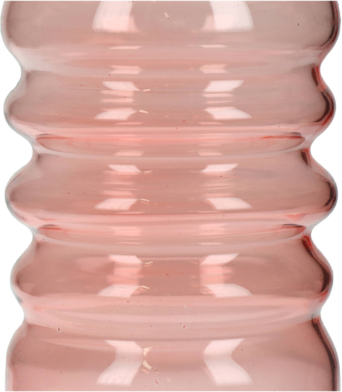 Vase Bottle Glass Pink