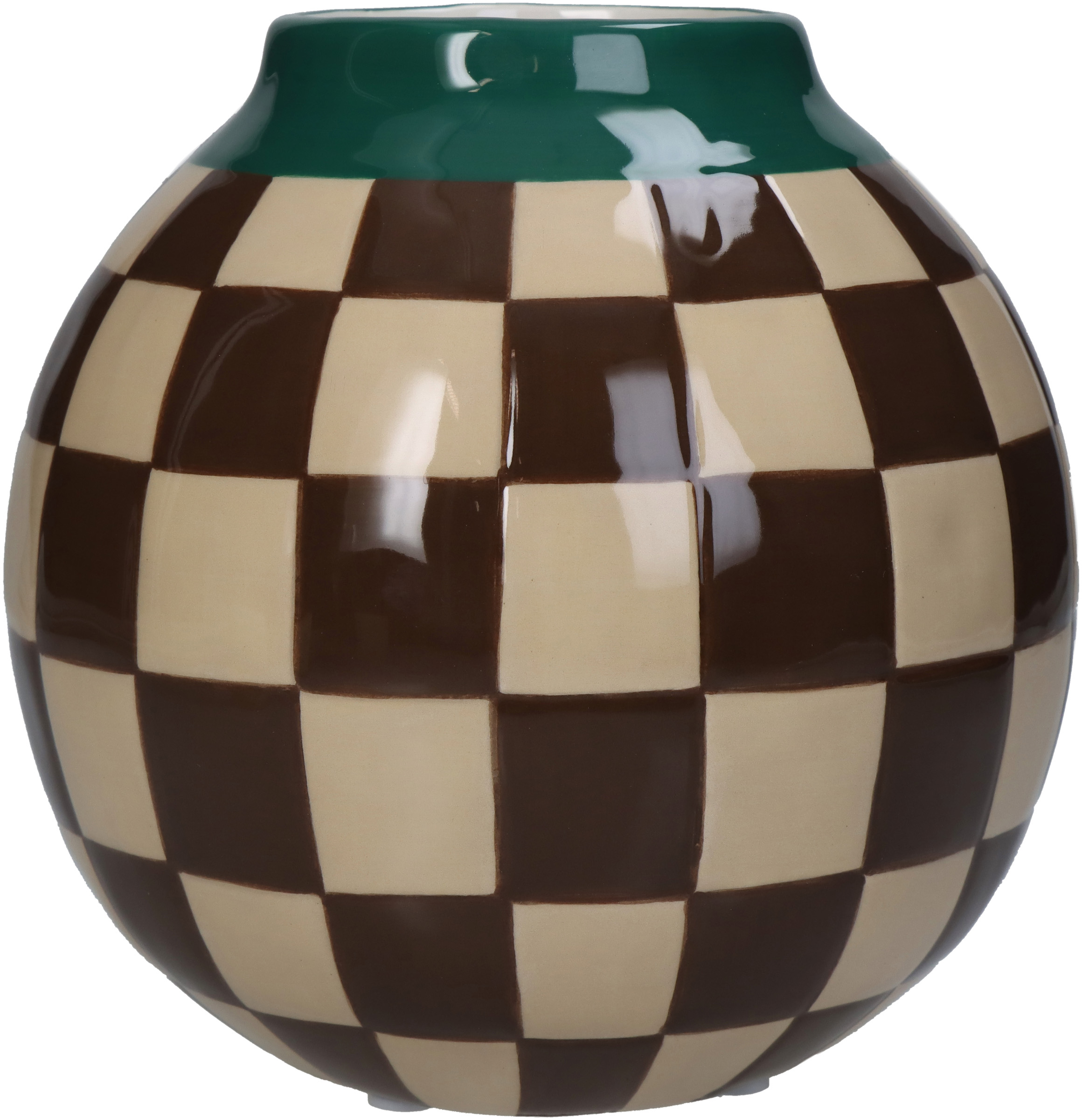 Vase Stripe Multi 16x16x16cm