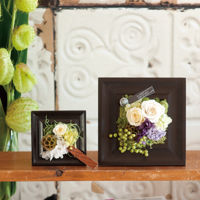 ウッドフレームダークブラウン4個