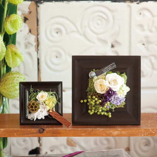 ウッドフレームダークブラウン6個