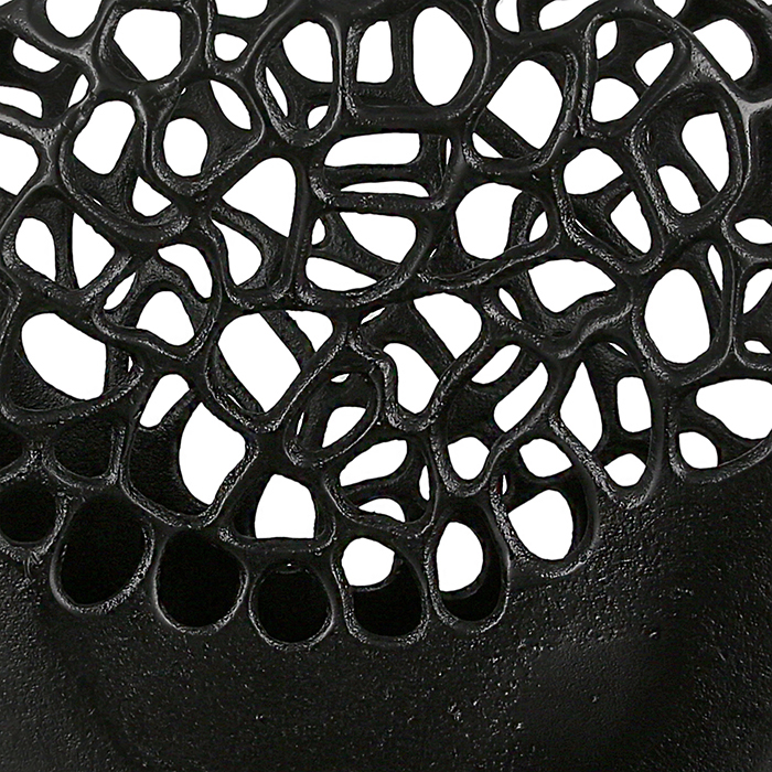 Aluminiu Vase Osaka black