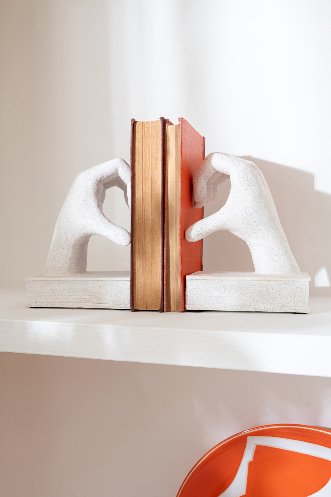 ��S/2 BOOKND HANDS LOVE