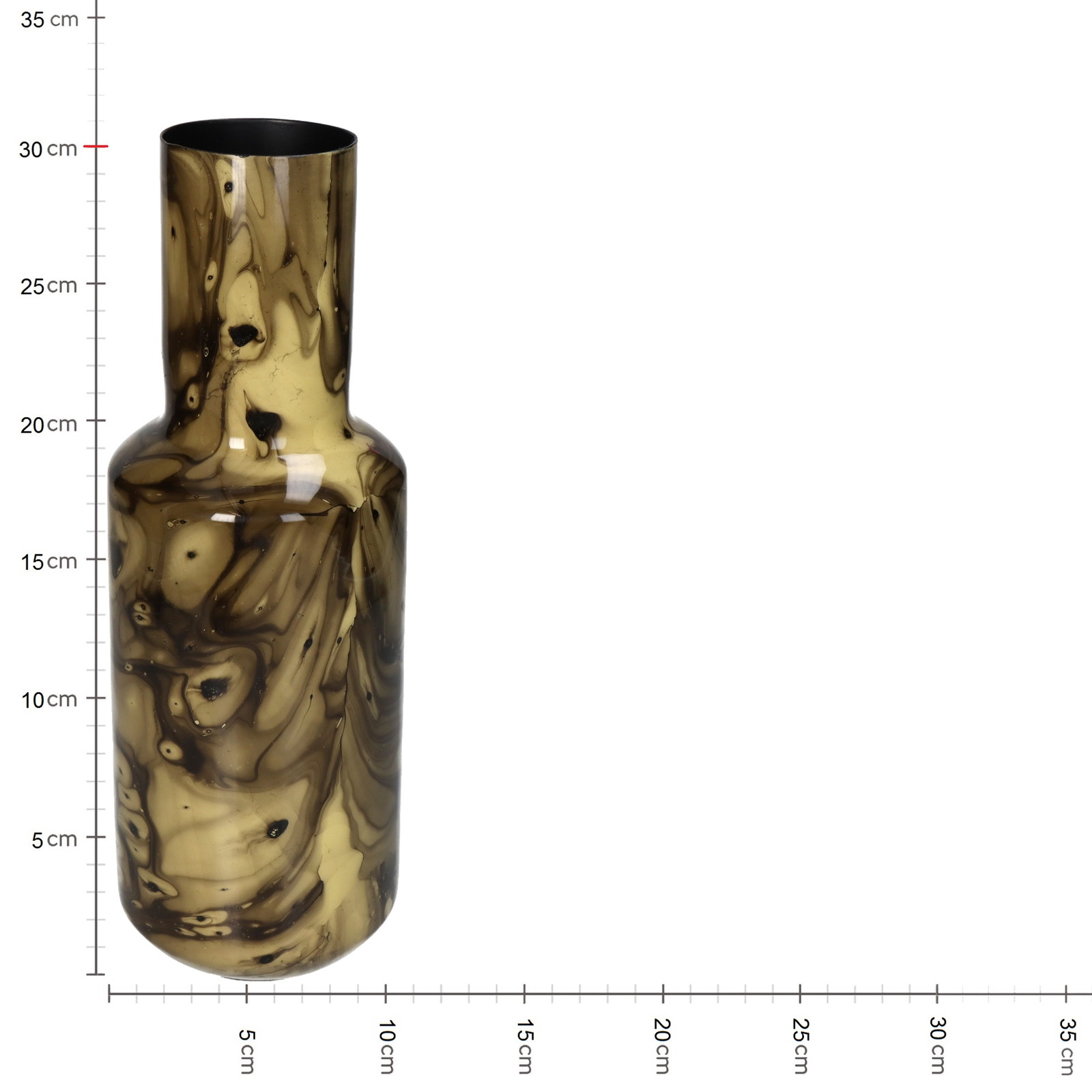 ��Vase Grey 10x10x30cm