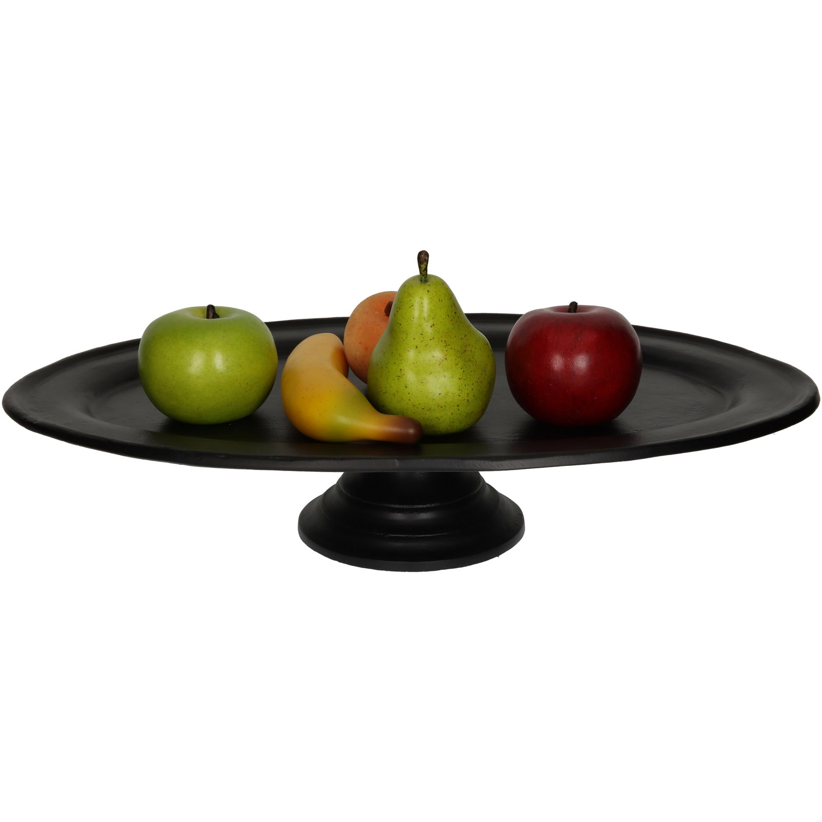 Plate on Base Black 10x30x49cm