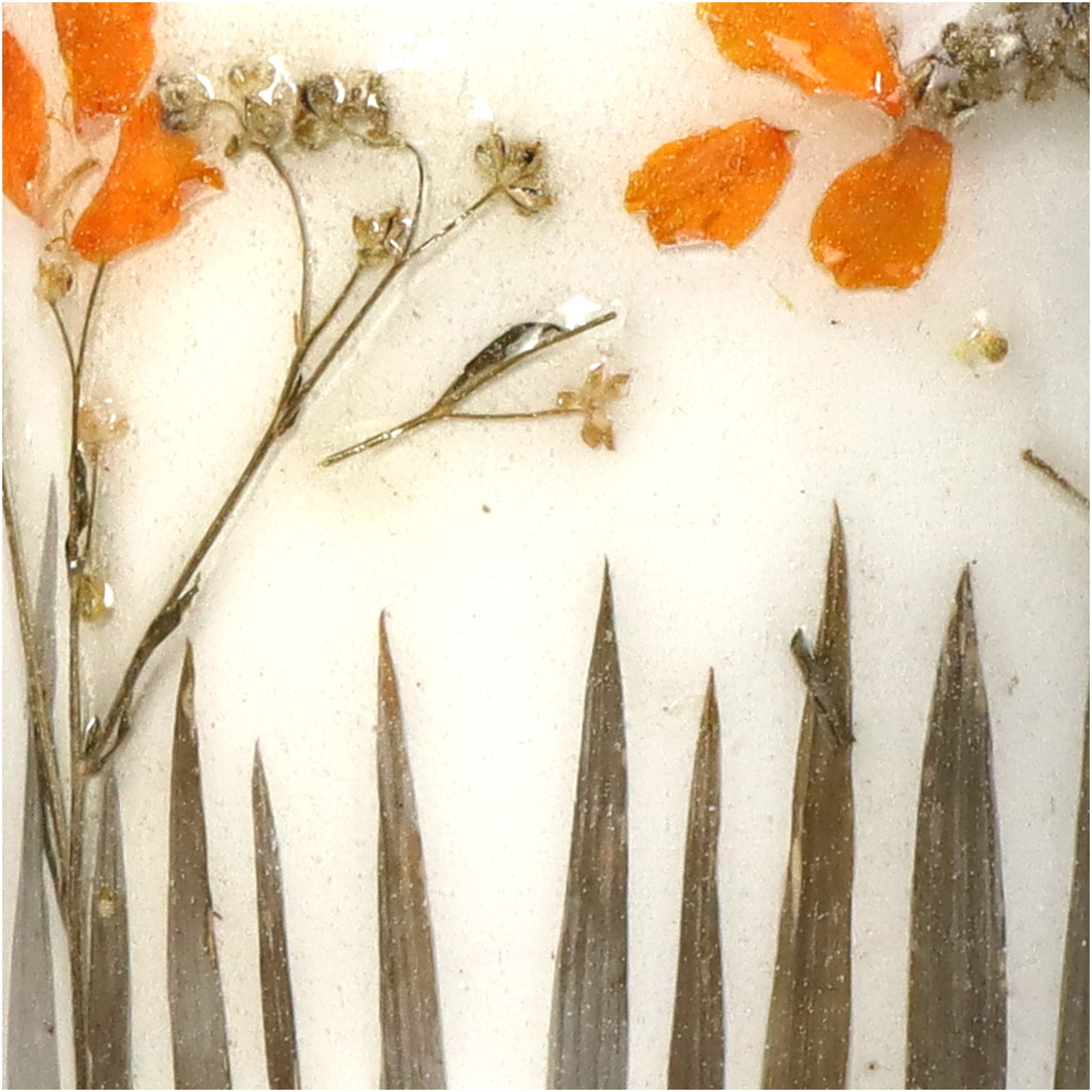 ��Planter Dried Flowers Ivory