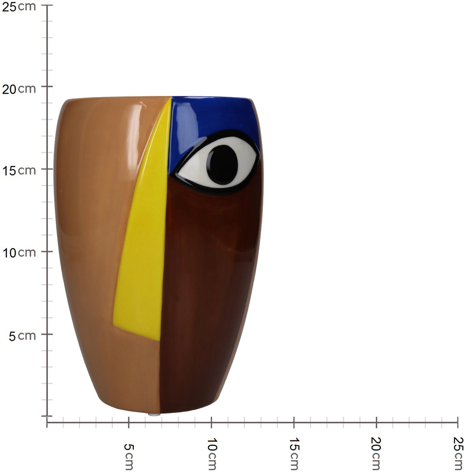 Vase Abstract Face Dolom