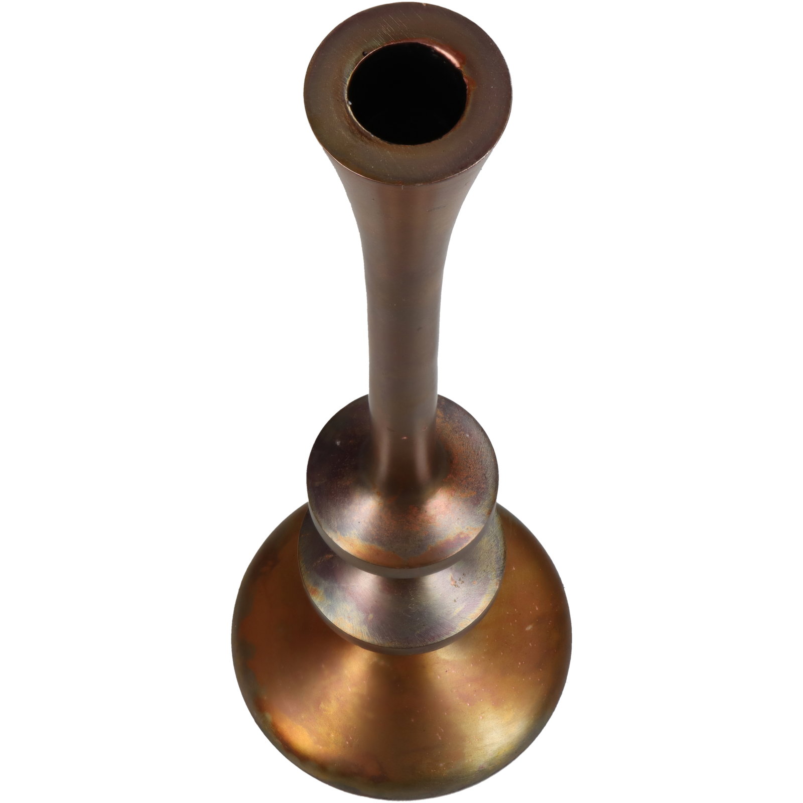 Candle Stick Bronze 11x11x34cm