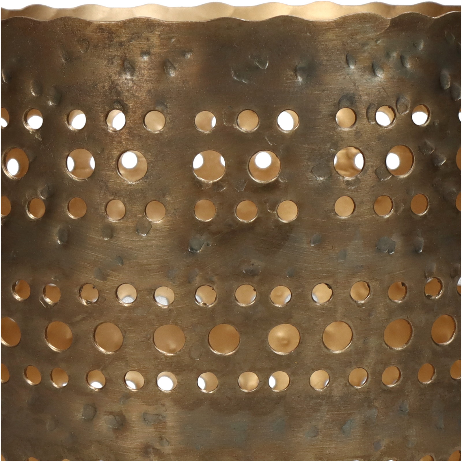 Candle Holder Bronze 13x13x11cm